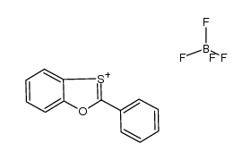 2-phenyl-1,3-benzoxathiolium tetrafluoroborate Structure