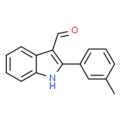 1H-Indole-3-carboxaldehyde,2-(3-methylphenyl)-(9CI) Structure