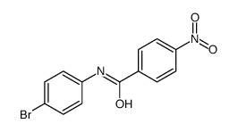 N-(4-bromophenyl)-4-nitrobenzamide结构式