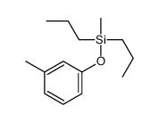methyl-(3-methylphenoxy)-dipropylsilane Structure
