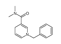1-benzyl-N,N-dimethyl-4H-pyridine-3-carboxamide结构式
