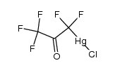 chloro-(1,1,3,3,3-pentafluoro-2-oxo-propyl)-mercury结构式