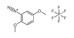 2,5-dimethoxybenzenediazonium hexafluorophosphate structure