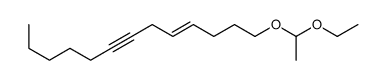 (E)-(1-ethoxyethoxy)tridec-4-en-7-yne结构式