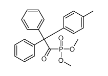1-dimethoxyphosphoryl-2-(4-methylphenyl)-2,2-diphenylethanone结构式