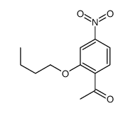 1-(2-butoxy-4-nitrophenyl)ethanone Structure