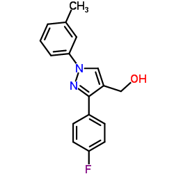 (3-(4-FLUOROPHENYL)-1-M-TOLYL-1H-PYRAZOL-4-YL)METHANOL结构式