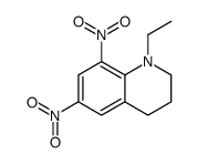 1-ethyl-6,8-dinitro-3,4-dihydro-2H-quinoline Structure