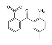 (2-amino-5-methylphenyl)-(2-nitrophenyl)methanone Structure