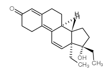 tetrahydrogestrinone Structure