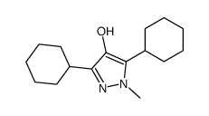 3,5-dicyclohexyl-1-methylpyrazol-4-ol Structure