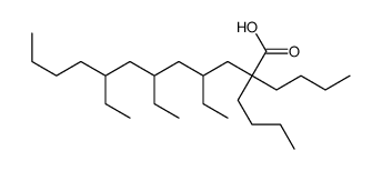 2,2-dibutyl-4,6,8-triethyldodecanoic acid结构式