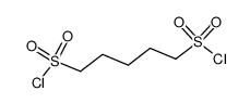 Pentane-1,5-di(sulfonyl chloride) Structure