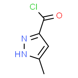 5-Methyl-1H-pyrazole-3-carbonyl chloride Structure