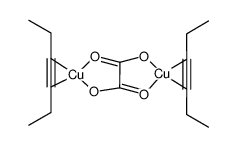 bis[(3-hexyne)copper(I)] oxalate Structure