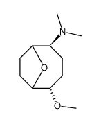 endo-2-methoxy-exo-5-dimethylamino-9-oxabicyclo<4.2.1>nonane Structure