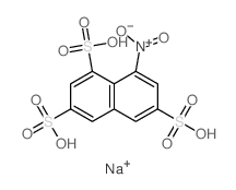 8-nitronaphthalene-1,3,6-trisulfonic acid structure