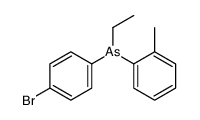(4-bromophenyl)-ethyl-(2-methylphenyl)arsane Structure