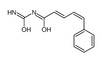 N-carbamoyl-5-phenylpenta-2,4-dienamide Structure