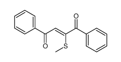 2-(methylthio)-1,4-diphenylbut-2-ene-1,4-dione Structure