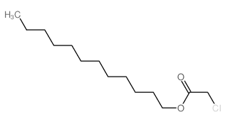 Acetic acid, 2-chloro-,dodecyl ester Structure