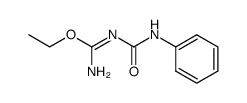 N-ethoxycarboximidoyl-N'-phenyl-urea结构式