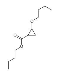 butyl 2-butoxycyclopropane-1-carboxylate Structure