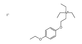 2-(4-ethoxyphenoxy)ethyl-triethylazanium,iodide结构式