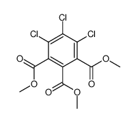 trimethyl 4,5,6-trichlorobenzene-1,2,3-tricarboxylate Structure