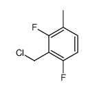 2-(chloromethyl)-1,3-difluoro-4-methylbenzene结构式