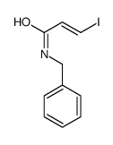 N-benzyl-3-iodoprop-2-enamide结构式