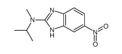 N-methyl-6-nitro-N-propan-2-yl-1H-benzimidazol-2-amine结构式