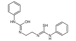 1-phenyl-3-[2-(phenylcarbamothioylamino)ethyl]urea结构式