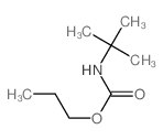 propyl N-tert-butylcarbamate结构式