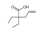 2,2-diethylpent-4-enoic acid结构式