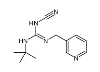 1-tert-butyl-3-cyano-2-(pyridin-3-ylmethyl)guanidine结构式