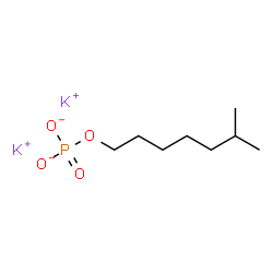 Isooctanol, phosphate, potassium salt structure