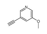 Pyridine, 3-ethynyl-5-methoxy- (9CI) Structure