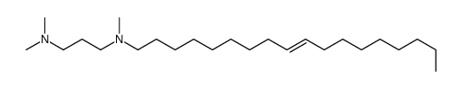 (Z)-N,N,N'-trimethyl-N'-9-octadecenylpropane-1,3-diamine structure