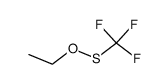 Trifluormethylsulfensaeure-ethylester Structure