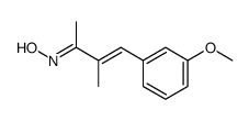 4-(3-methoxyphenyl)-3-methylbut-3-en-2-one oxime Structure