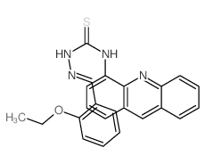 Hydrazinecarbothioamide,N-4-acridinyl-2-[(2-ethoxyphenyl)methylene]-结构式