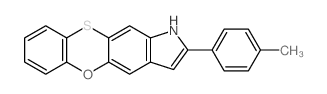 1H-[1,4]Benzoxathiino[2,3-f]indole, 2-(4-methylphenyl)- Structure