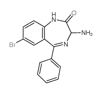 3-AMINO-7-BROMO-5-PHENYL-1,3-DIHYDRO-BENZO[E][1,4]DIAZEPIN-2-ONE Structure