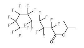 Heptadecafluorononanoic acid isopropyl ester Structure
