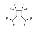 3,4-bis(difluoromethylidene)-1,1,2,2-tetrafluorocyclobutane结构式