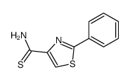 2-phenyl-thiazole-4-carbothioic acid amide Structure