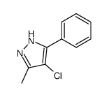 4-chloro-3-methyl-5-phenyl-1(2)H-pyrazole structure