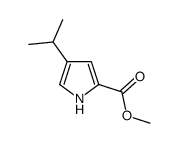 Methyl 4-isopropyl-pyrrole-2-carboxylate结构式