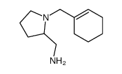 1-(1-cyclohexen-1-ylmethyl)pyrrolidine-2-methylamine结构式